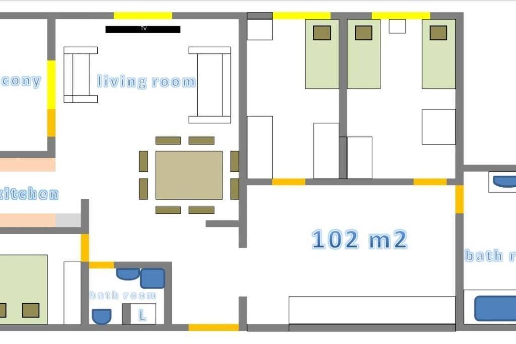 Sunny Day -Arena Zagreb , 2 Bathrooms, 102M², Dış mekan fotoğraf